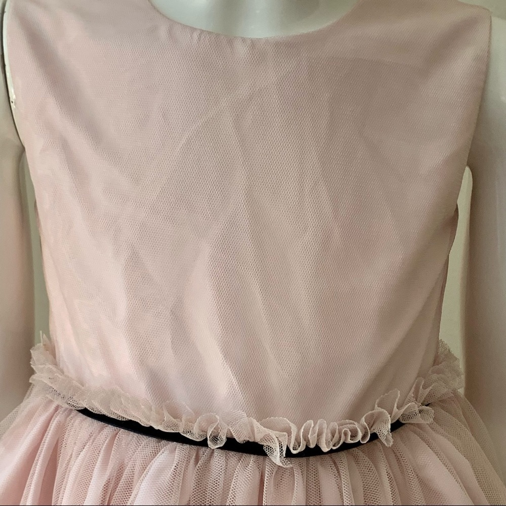 LAURA ASHLEY London Tulle Special Occasion Dress Pink & Black Tulle Fancy Party - Picture 7 of 16